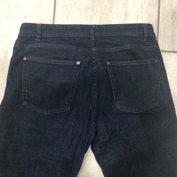 EILEEN FISHER dark denim. - Picture 4 of 5